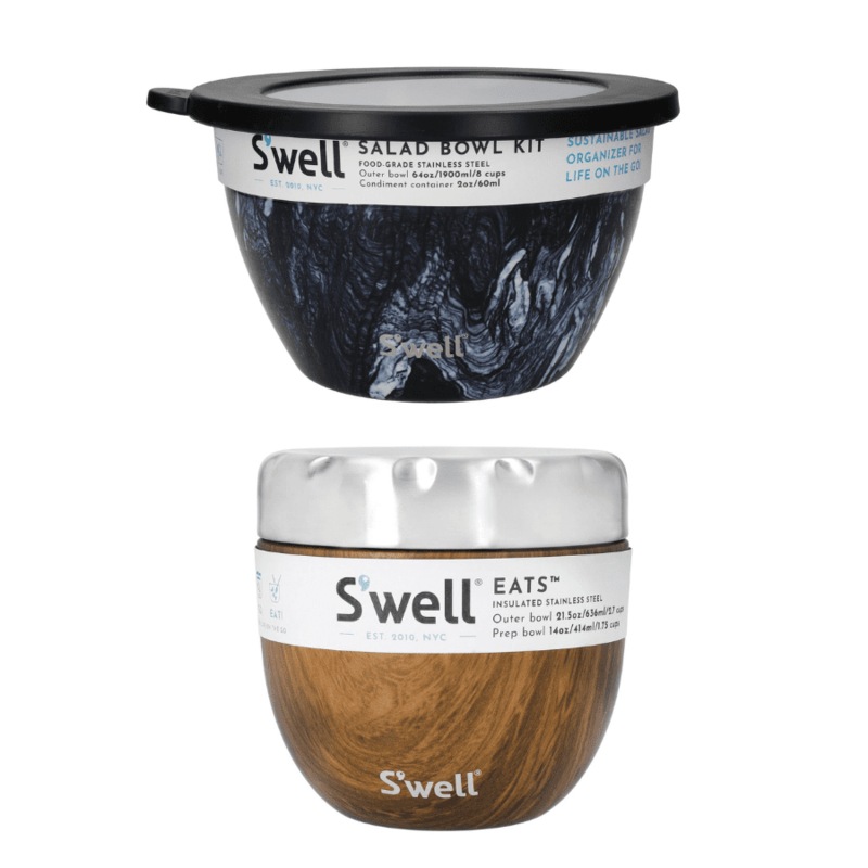 Buy S'well Salad Bowl Kit 1.9L and 2 in 1 Insulated Food Bowl 636ml