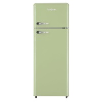 Linarie - Valloire 209L Green Retro Top Mount Fridge LK200DDGREEN