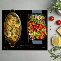 Linarie Dijon 60cm 4 Zones Induction Cooktop with Double FlexZone and Booster Function LS60I2F
