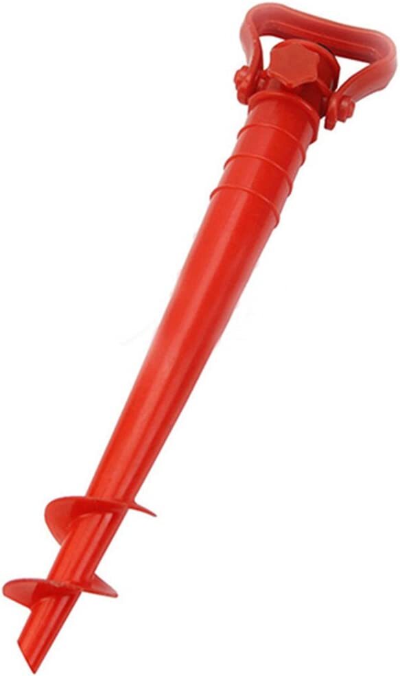weallbuy Beach Umbrella Sand Anchor with 3 Nails, Metal