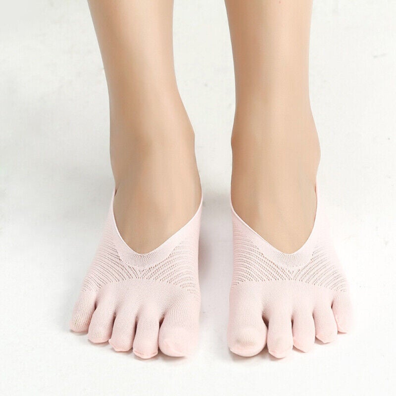 Buy 1 Only 1pair Cut Crew Ankle Five Finger Toe Socks Invisible Women No Show Low Mydeal 