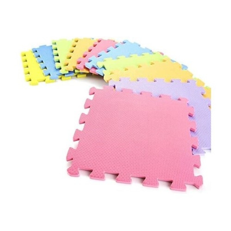 Buy 10pc Interlocking Heavy Duty EVA Foam Gym Flooring Floor Yoga Mats