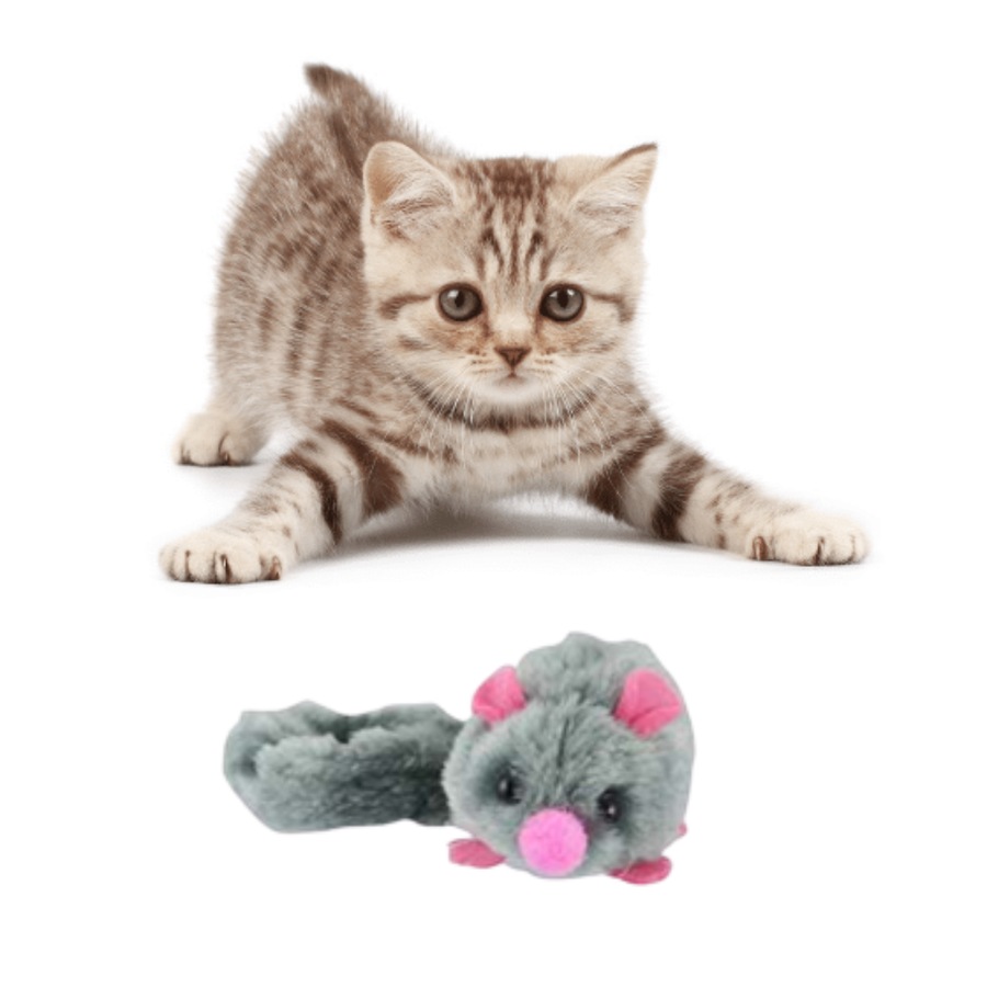 1x Pet Funny Fake Mouse Cat Play Game Toy Cats Dogs Playing Toy Fun & Attractive