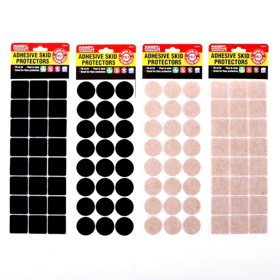 24PC Furniture Anti Slip Pads Self-Adhesive 3cm Self Sticking Floor Protectors