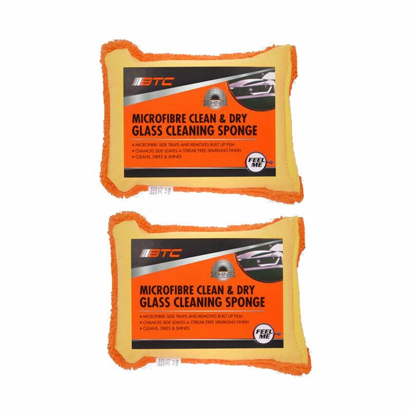 Buy 2PCS CAR WASH SPONGE DELUXE CAR SPONGE 16X10X5CM DETAILING CLEANING