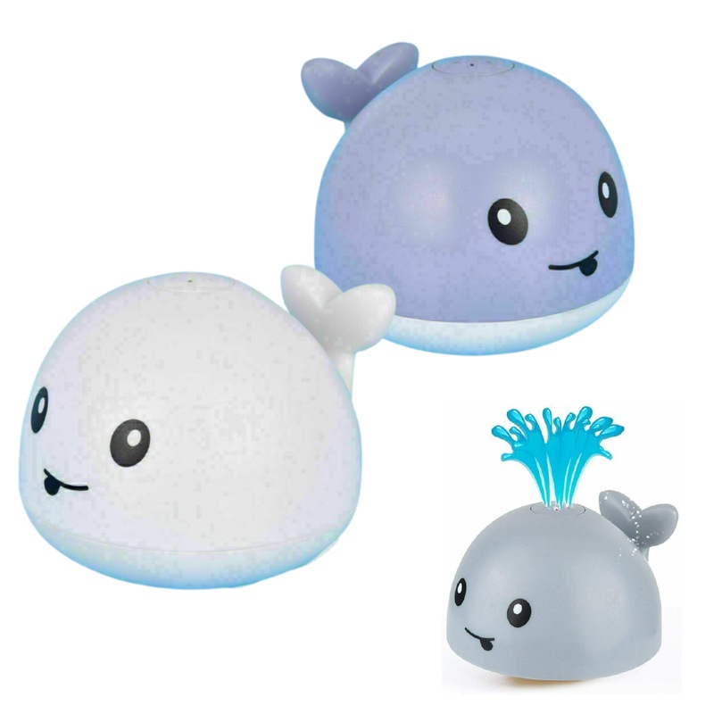 Buy 2UNITS Water Spray Whale Baby Bath Toys Automatic Bath Toys with