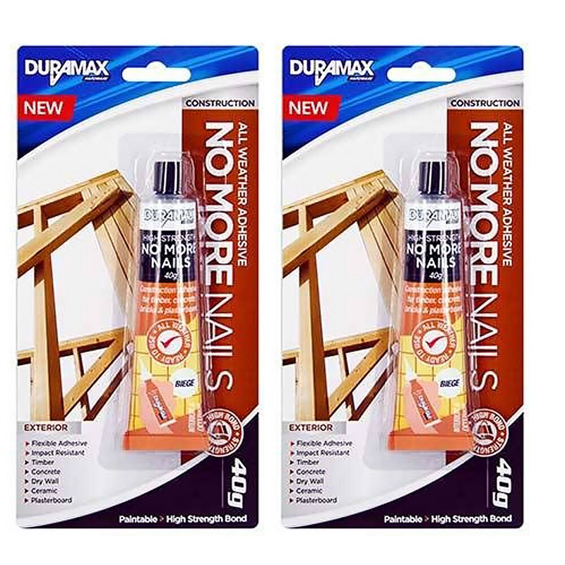 Buy 2x No More Nails Construction Adhesive Glue 40g Concrete