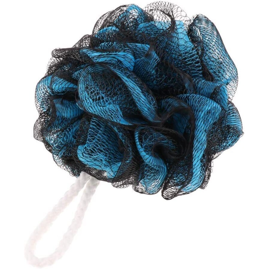 3PC Loofah Brush Shower Ball Bath Sponge Body Scrubber Exfoliating Cleaning Mesh