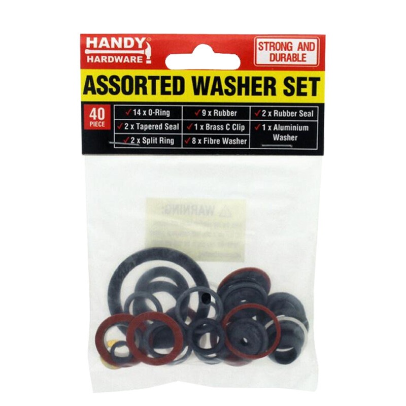 Buy Assorted Washer Set Rubber O Ring Seals Plumbing Tap ORing Washer Kit Pack MyDeal