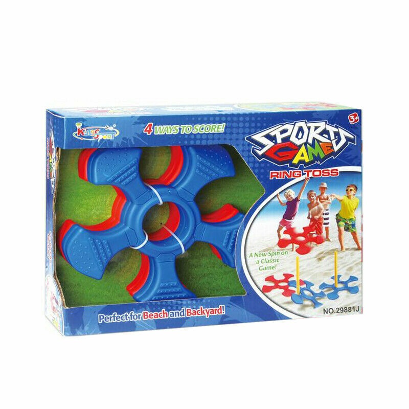 Buy Beach Ring Toss (Jumbo) Inflatable Ring Toss Game Hoops Play Fun