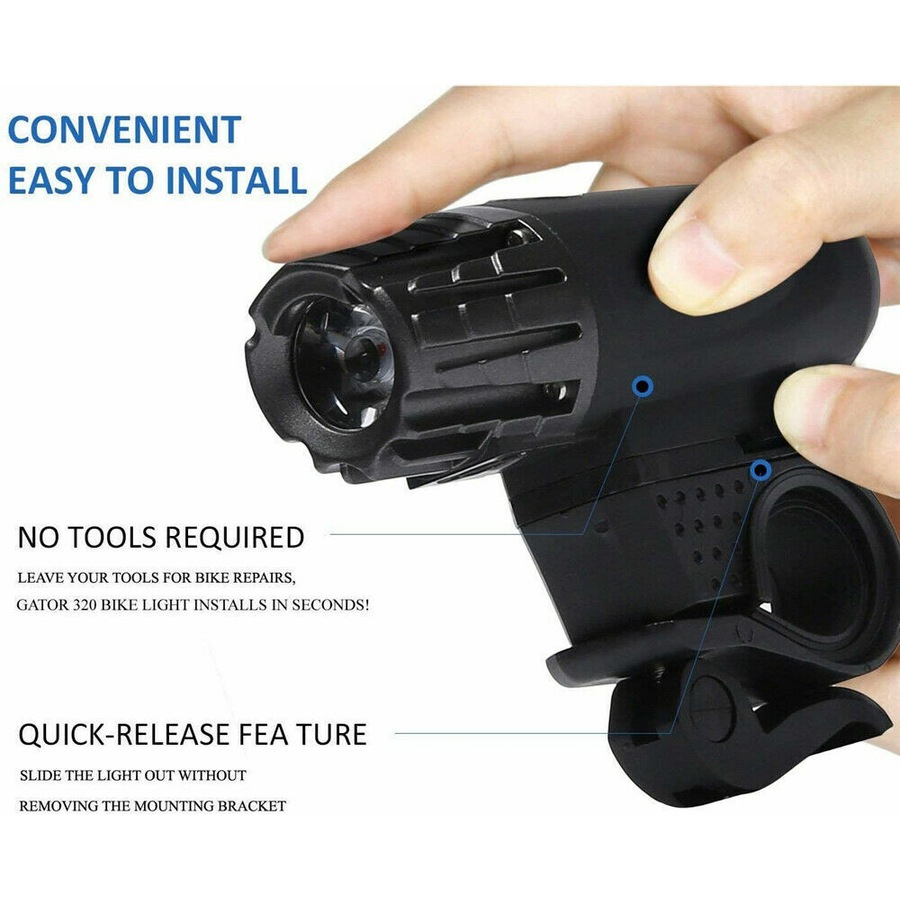 Bicycle Bike Lights Set Waterproof Front Rear LED Light Lamp USB Rechargeable AU