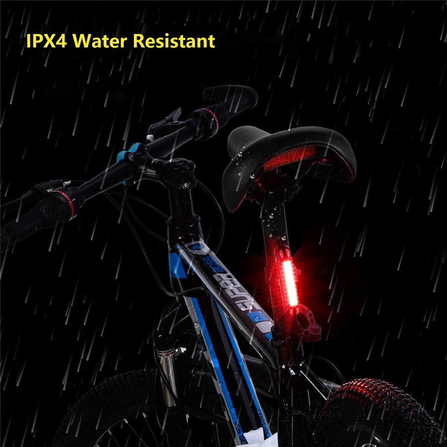 Bicycle Bike Lights Set Waterproof Front Rear LED Light Lamp USB Rechargeable AU