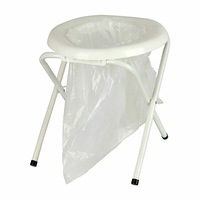 Camp Travel Camping Portable Folding Toilet Caravan w/6 replacement bags Outdoo