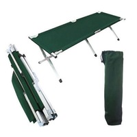 Camping Portable Stretcher Single Foldable Folding Bed Recliner Mat