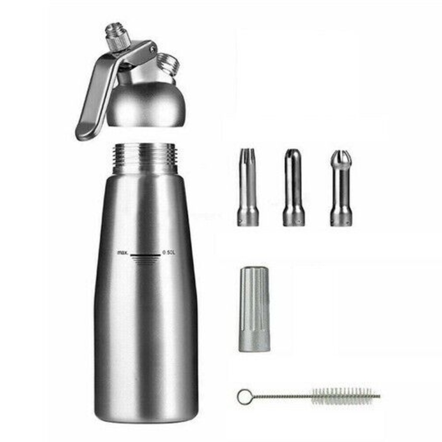 Cream Whipper Whip Coffee Dessert Butter Dispenser Chargers Foam Whipped 500ML