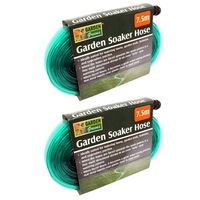 Garden Greens� 2PK Hose Garden Soaker Tube UV Treated Lawn Garden Beds 7.5m
