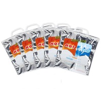Home Master� 5PCE Thermal Bags Reusable Hot/Cold Snap Lock Handles 49 x 51cm