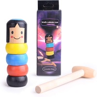 Immortal Daruma Unbreakable Wooden Man Stage Magic Props Magic Toy