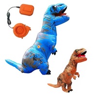 INFLATABLE ADULT T-REX Costume Blowup Dinosaur Halloween Mens Outfit
