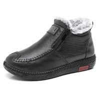 snow boots with zipper
