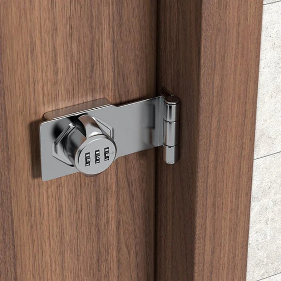 Mechanical Password Lock Hasp � Keyless Combination Cabinet Drawer Door Lock