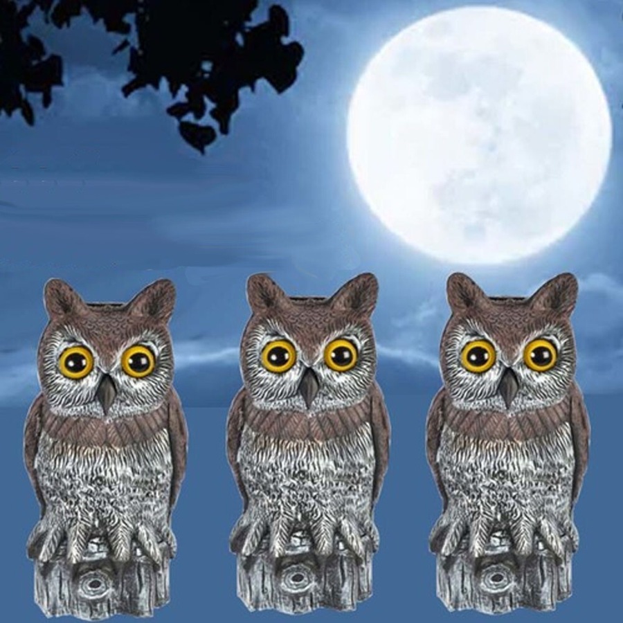 Owl Pest Deterrent Repel Garden Decoration 30cm Deterrent Garden Scarecrow