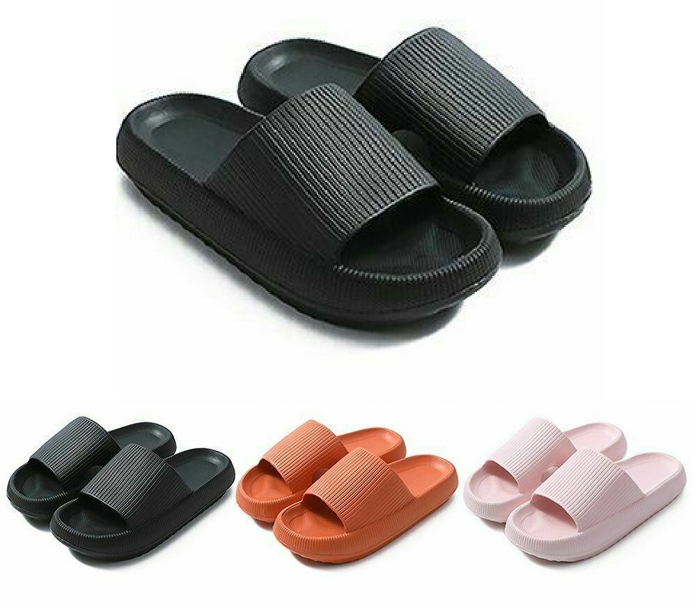 PILLOW Sandals Ultra-Soft Slippers Extra Soft Cloud Shoes Anti-Slip #T