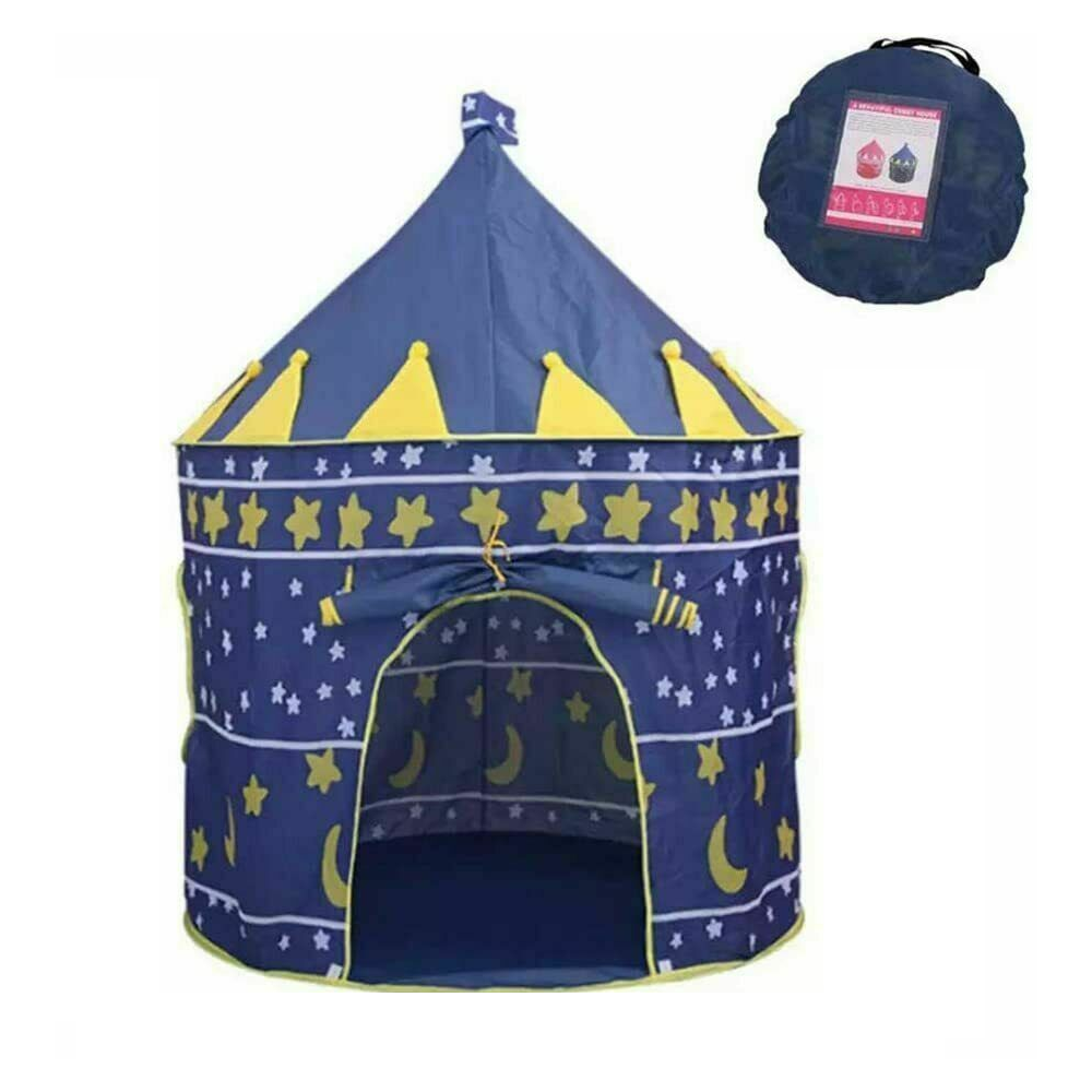 Pop Up Castle Kids Playhouse Play tent Princess Indoor Outdoor Girls Boys Gift