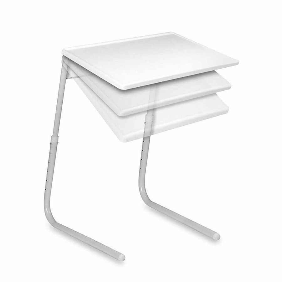 Portable Foldable Table Laptop Adjustable Tray Bed Desk TV Dinner Mate Office
