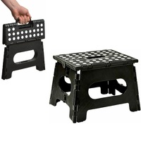 Portable Stool Step Ladder Flat Folding Non slip Caravan Camping Seat Chair 22CM