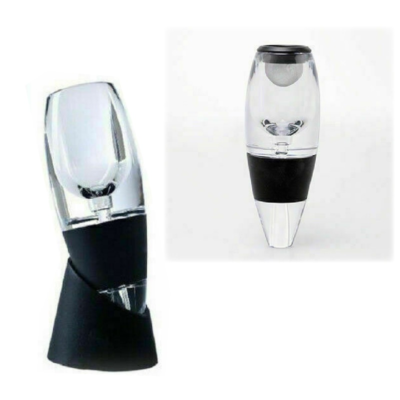 Buy RED Wine Aerator and Sediment Filter Magic Decanter Essential NEW