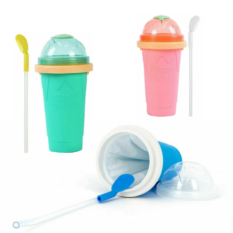 Buy Slushie Maker Ice Cream Maker Cup Quick Freeze Magic Squeeze Cup