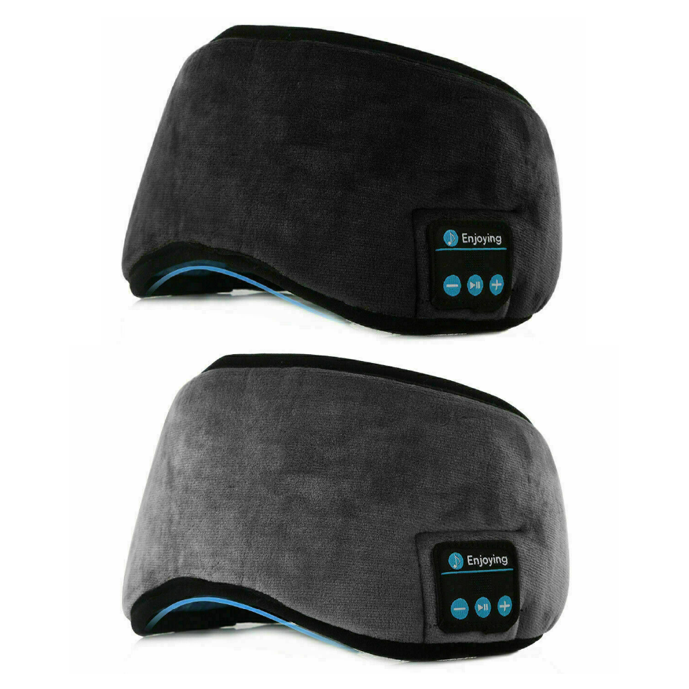 Eye Mask Wireless Bluetooth 5.0 Stereo Headphones Earphone Sleep Music Mask PB