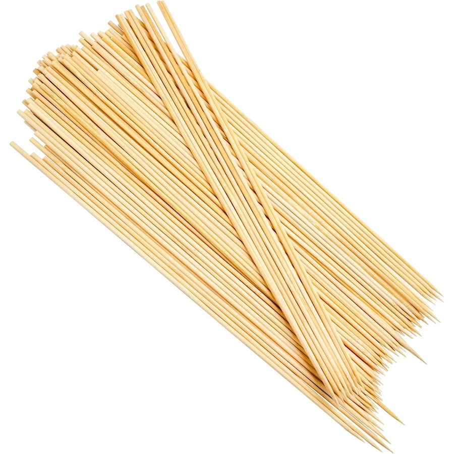 Wooden Bamboo Skewers BBQ Party Kebab Grill Meat Bulk Stick 100pc