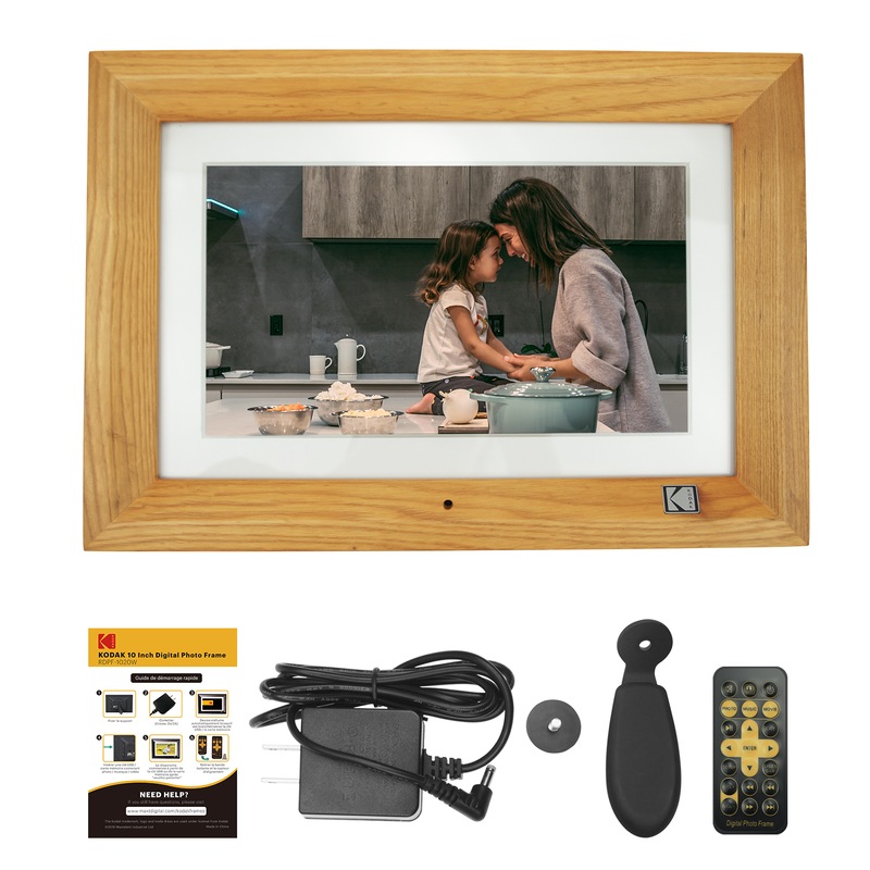 Buy KODAK 10inch Digital Photo Frame in Burlywood Frame with 8GB