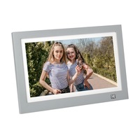 KODAK 11.6 inch Full HD Digital Photo Frame RWF-116, Wi-Fi Enabled, 32GB Storage with Light Sensor, Music, Video, Calendar and Weather Display (Grey Wood)