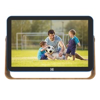 KODAK RWF-108 Wi-Fi Wireless Digital Photo Frame 10-inch IPS Touch Screen, 16GB Internal Memory with 4000 mAh Rechargeable Battery, Ocean Blue