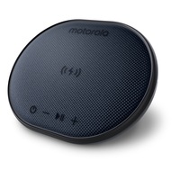 Motorola ROKR 500 Bluetooth Speaker with Integrated Wireless Charging Pad, Portable Speaker with Microphone for Handsfree Calls IPX6 Water Resistant