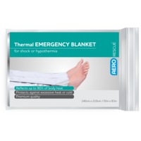 AERORESCUE Thermal Blanket 140 x 210cm Bag/100