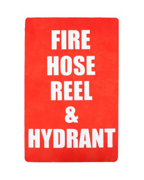 Buy Fire Hose Reel & Hydrant Location Sign - Small - 155x230mm - MyDeal ...
