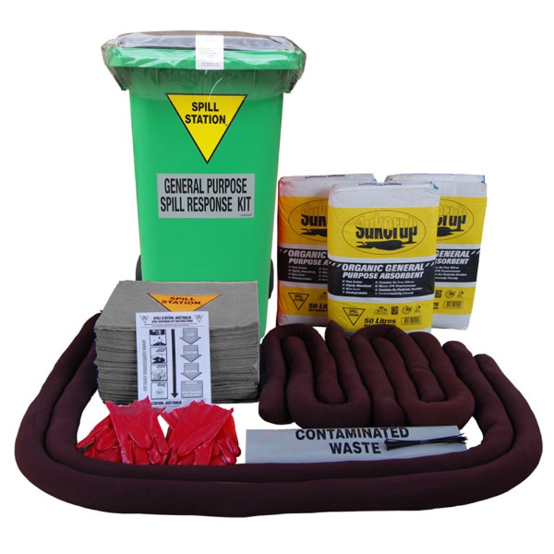 Buy General Purpose Spill Kit 240L Suitable For Solvents, Acids