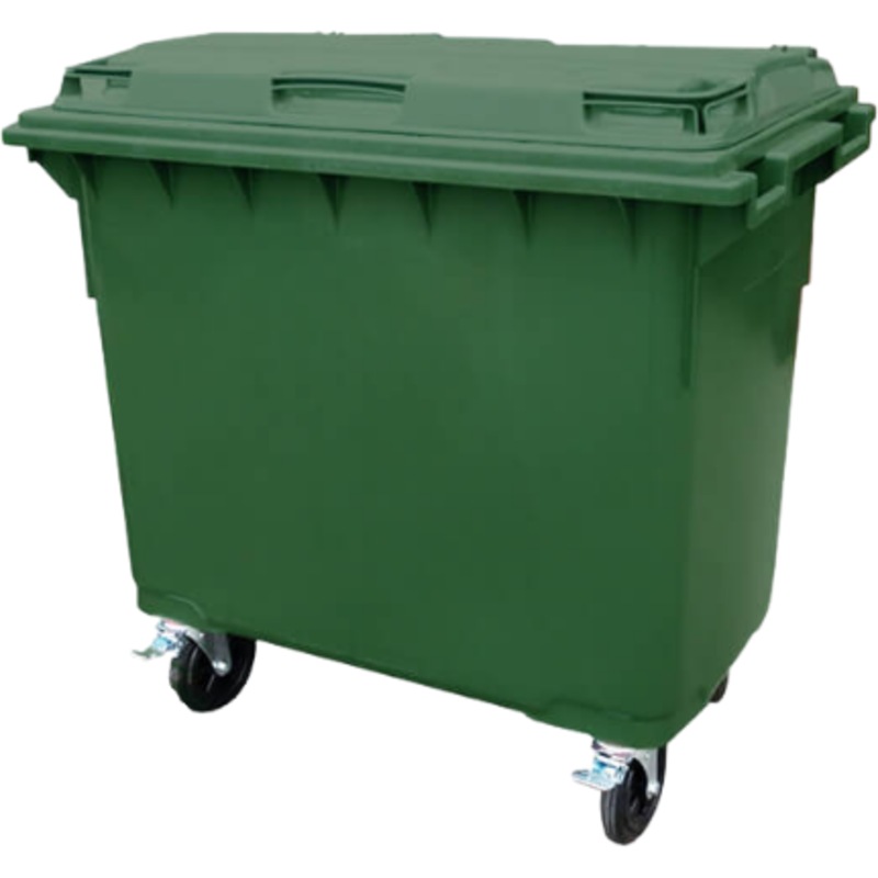 Buy Green Wheelie Bin 660L Capacity MyDeal