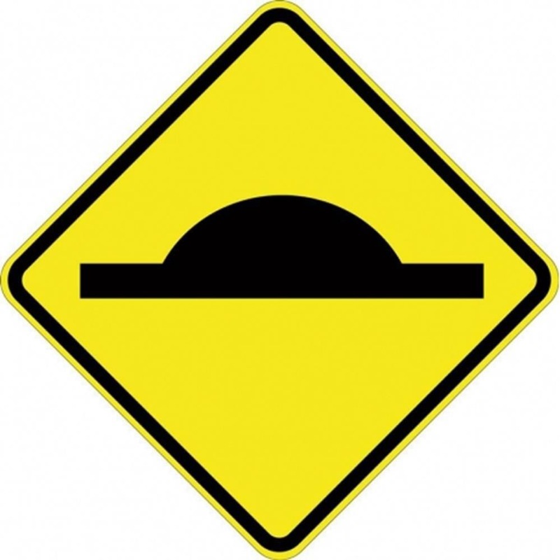 Buy Speed Hump Sign - 600x600mm - MyDeal