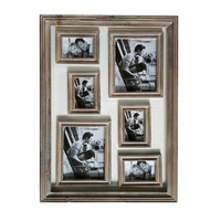 Antique Natural 6 Collage Photo Frame xcm