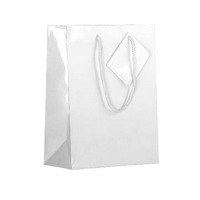 bulk 24 Small Matte White Gift Bags 11x14cm