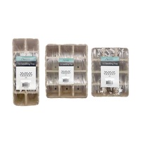 bulk 288 Paper Seedling Tray Compartments 3 Assort