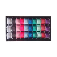 bulk 30 Satin Ribbon 3Mtr 38mm 30Roll Displayed Box