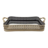 Elementals Curved Mirrored Tray 47x9cm