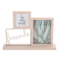 Friends Memories w Glass Front Photo Frame 36x25cm