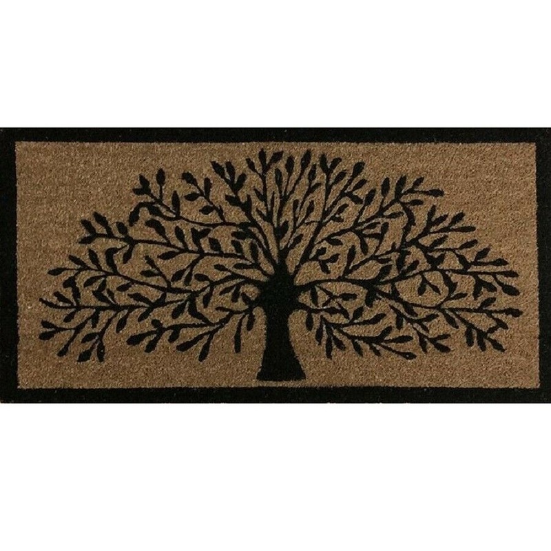 Large Doormat Door Mat Tree Of Life Outdoor Front Rug Coconut Fibre 90